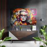 Face of Her Brushed Aluminum Dibond Wall Art.